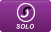 solo, curved, credit card icon