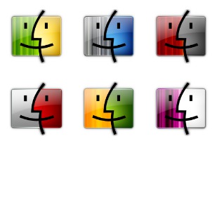 Finder Colors icon sets preview