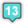teal,13 icon