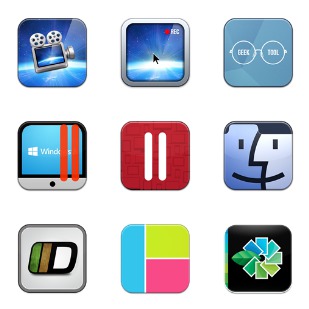 Baco Flurry 3 icon sets preview
