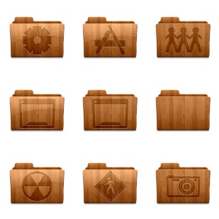 Made Of Wood icon sets preview