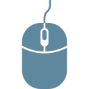 computer, input, device, click, tool, hardware, mouse icon