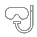 goggles, diving icon