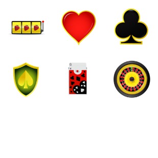 Poker icon sets preview