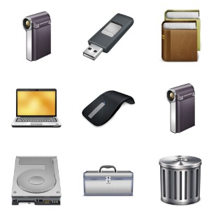 Unleashed Vol. 1 Computer Hardware icon sets preview