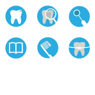 Dental Blue icon sets preview
