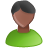 black, male, green, human, account, member, user, man, person, people, profile icon
