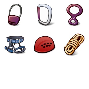 Climb On icon sets preview