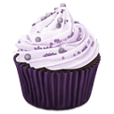 Cupcake, Purple, Sweet icon