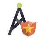 antenna, shield icon