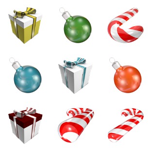 Christmas icon sets preview
