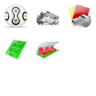 Soccer icon sets preview