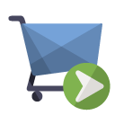 cart, shoping, right icon