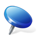 Blue, Location, Pin icon