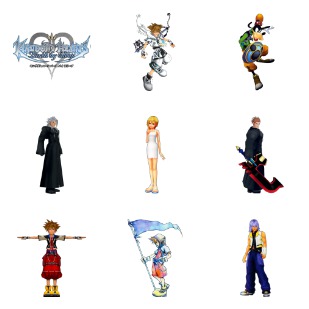 Kingdom Hearts icon sets preview