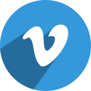 vimeo, social, network, media icon
