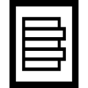 Rectangles in a rectangle icon