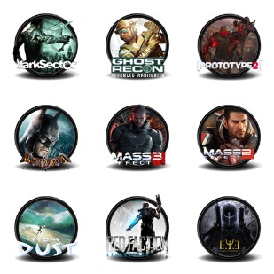 Games icon sets preview