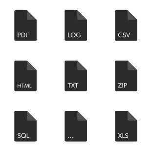 Lexter Flat ColorFull (file formats) icon sets preview