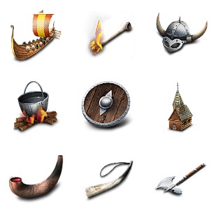 Viking icon sets preview