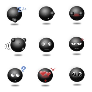 Emoji icon sets preview