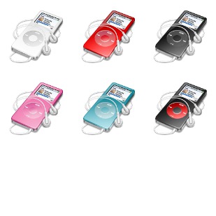 Ipod Nano icon sets preview