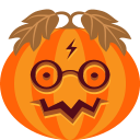 spooky, halloween, monster, potter, pumpkin, creepy, jack-o-lantern icon