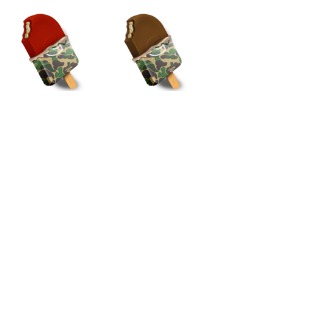 Bape x Candy bar icon sets preview