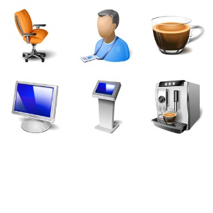 Office Space icon sets preview
