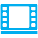 library, video icon