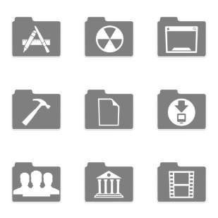 Opacity Folders Set icon sets preview