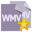 star, file, wmv, format icon