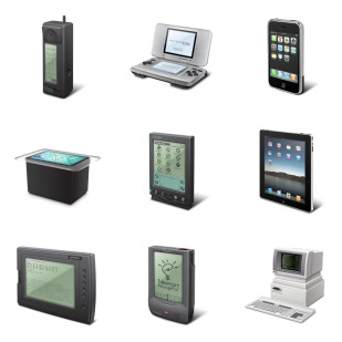 Touchscreen Icons icon sets preview