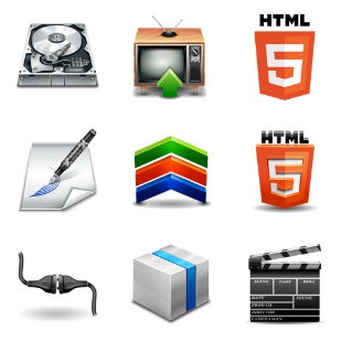 HTML 5 icon sets preview