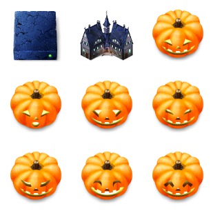 Haunted Hotel icon sets preview