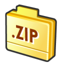 Folder, Zip icon