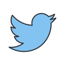 twitter, media, bird, online, social, communication, logo icon