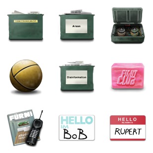 Fight Club icon sets preview