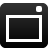 app, black, window icon