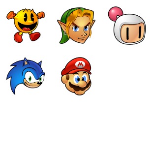 Game Stars icon sets preview