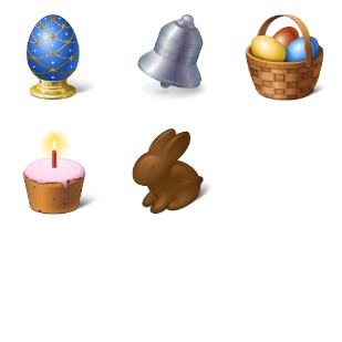 Easter Set icon sets preview