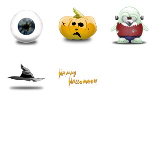 Halloween icon sets preview
