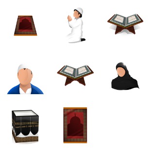 Prayer icon sets preview