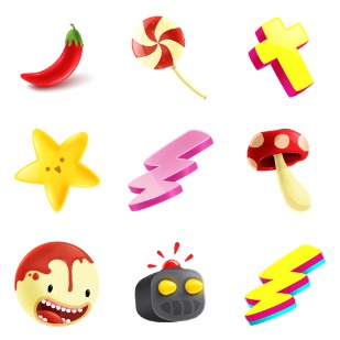 Rave icon sets preview