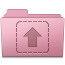 Folder, Sakura, Upload icon