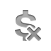 cross, sign, dollar, currency icon
