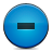 button, blue, delete icon