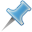 blue, pin icon