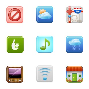 iCandies icon sets preview