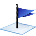 windows 7 flag blue icon
